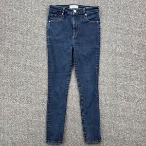 Abercrombie & Fitch Women 27 4S Super Skinny High Rise Dark Wash Jeans Indigo